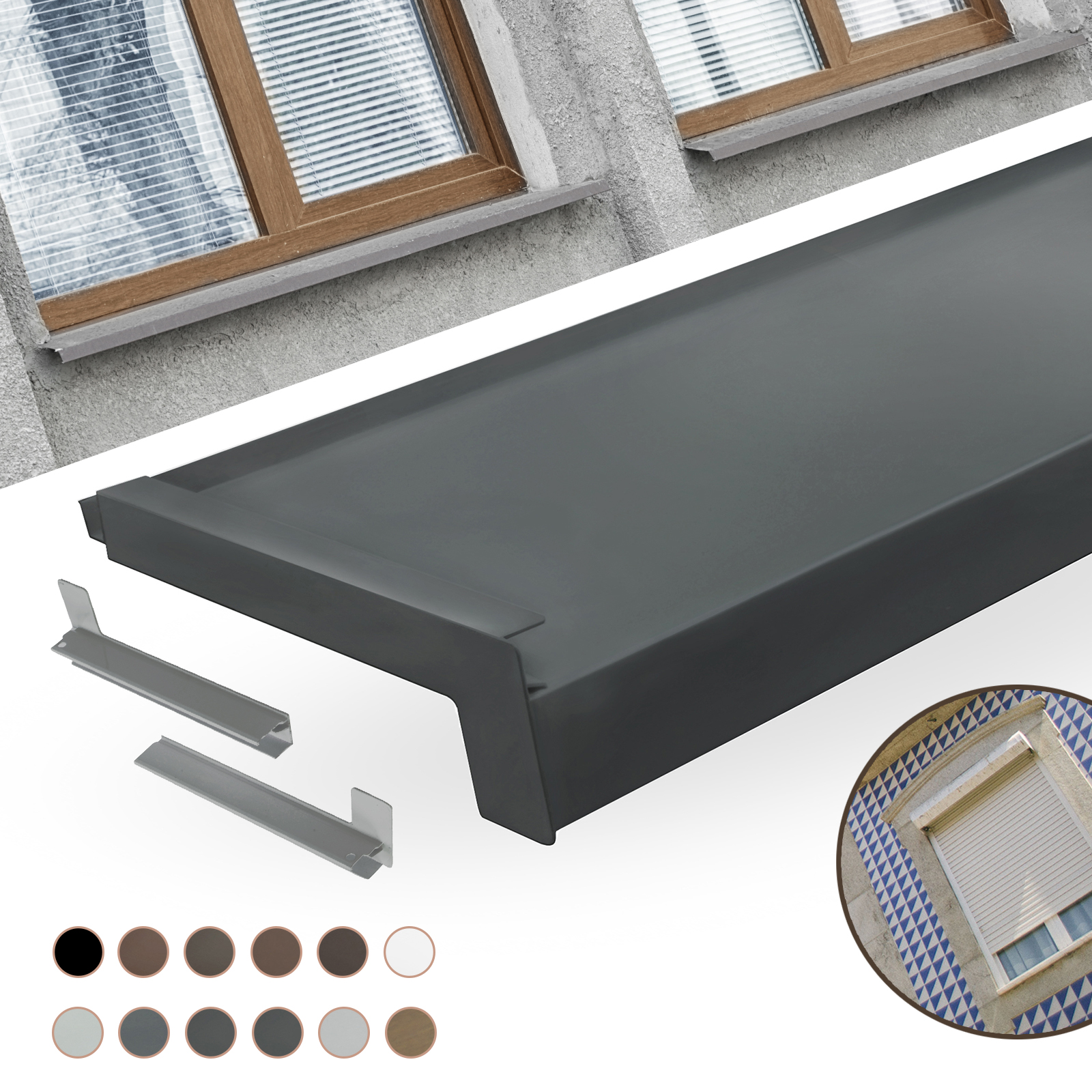 Zewnętrzne aluminiowe