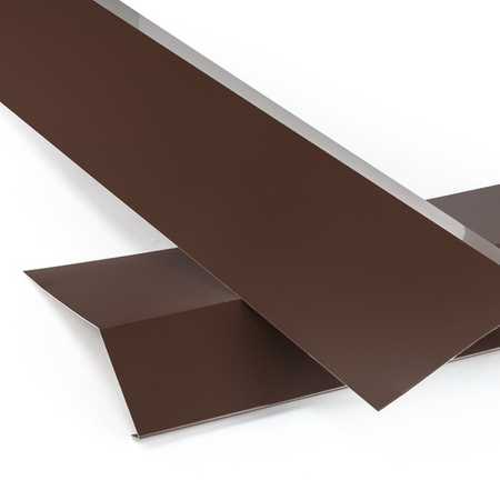 Aluminiowy PAS OKAPOWY Nadrynnowy STANDARD 1mb BRĄZOWY