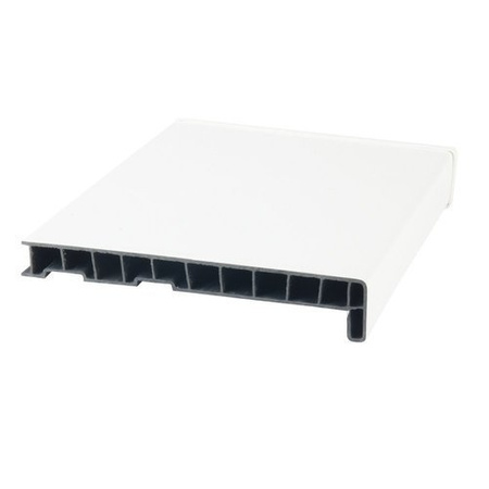 Parapet Wewnętrzny Komorowy PCV BIAŁY Szerokość 30cm + zaślepki GRATIS