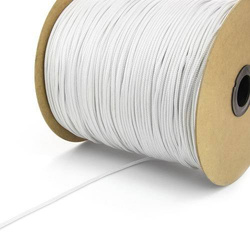 Lina Linka Polipropylenowa Pleciona Żeglarska BIAŁA Jednolita Gładka Bez Cętek 2mm