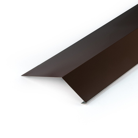 Aluminiowy PAS OKAPOWY Nadrynnowy STANDARD 1mb BRĄZOWY