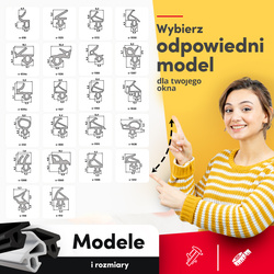 Uszczelka Okienna do Okna Okien PCV SALAMANDER S-1251