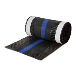 Taśma Aluminiowa KALENICOWA pod Gąsior xRoll 5mb Szerokość 240mm RAL 8019 CIEMNY BRĄZ