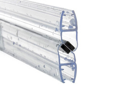 Uszczelka magnetyczna do kabin prysznicowych do szyb 6mm - 8mm MODEL 2