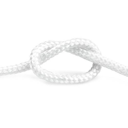 Lina Linka Polipropylenowa Pleciona Żeglarska BIAŁA Jednolita Gładka Bez Cętek 2mm