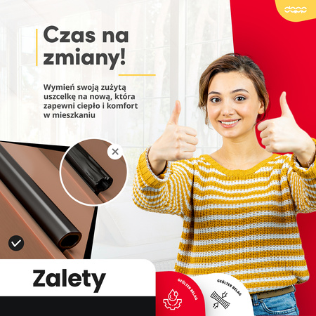 Uszczelka Okienna do Okna Okien PCV ALUPLAST S-1560