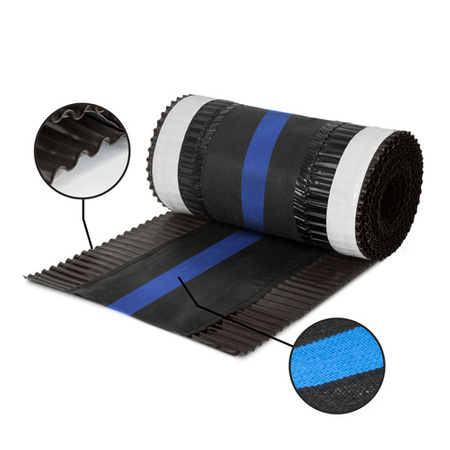 Taśma Aluminiowa KALENICOWA pod Gąsior xRoll 5mb Szerokość 240mm RAL 8019 CIEMNY BRĄZ