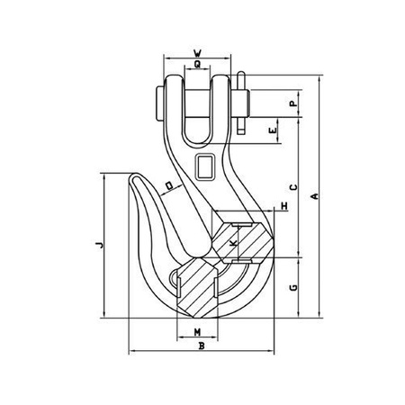 HAK SWORZNIOWY 3/8'' 10mm