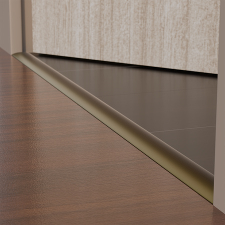 Profil Progowy Owalny Listwa Progowa Owalna 1,80cm SZAMPAN 50mm WCISKANA