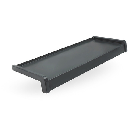 Parapet Zewnętrzny Stalowy Antracyt RAL 7016 Szerokość 40cm ZAŚLEPKI PCV GRATIS