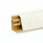 Listwa Przyblatowa Blatowa do Blatu Kuchenna PCV PVC 37mm PIETRA + wkręty GRATIS!