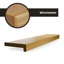 Parapet Wewnętrzny Komorowy PCV WINCHESTER Szerokość 25cm + zaślepki GRATIS