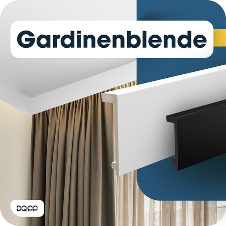 Listwa Karniszowa Maskująca Karnisz 10cm Biała 2m