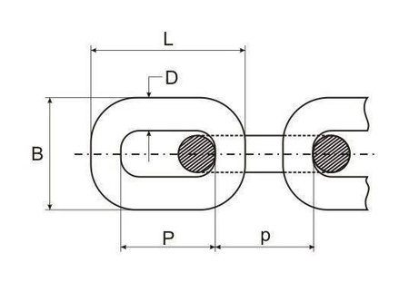 Łańcuch Klasa Klasy 8 ZAWIESIOWY 13mm 50m