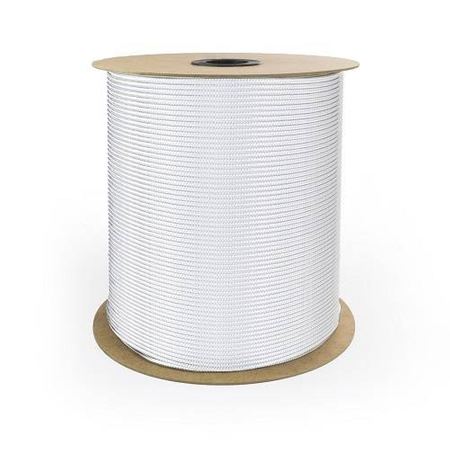 Lina Linka Polipropylenowa Pleciona Żeglarska BIAŁA Jednolita Gładka Bez Cętek 2mm