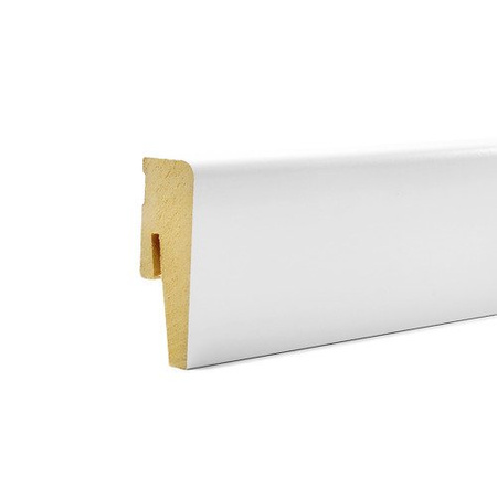 Listwa Przypodłogowa Podłogowa MDF BIAŁA 60x15mm 2,5m