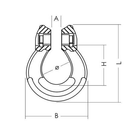 Ogniwo omega 7/8mm Klasa 8