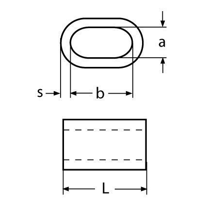 Tuleja Aluminiowa Tulejka Złączka Zacisk Linowy do Lin 1,5mm