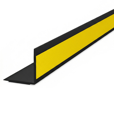 Kątownik PCV Samoprzylepny Wewnętrzny Narożnik 20x20mm CZARNY 2m