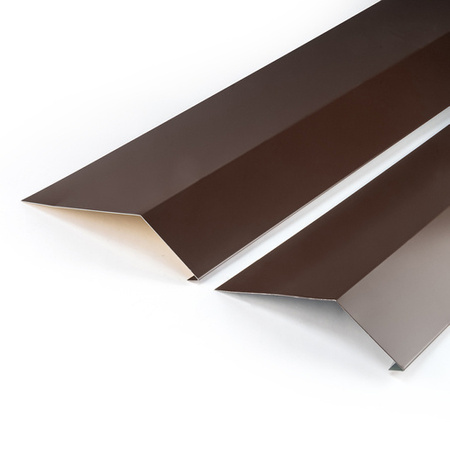Aluminiowy PAS OKAPOWY Nadrynnowy STANDARD 1mb BRĄZOWY