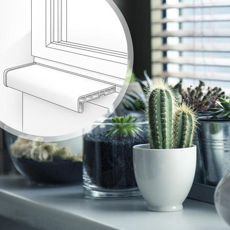 Parapet Wewnętrzny Komorowy PCV WINCHESTER Szerokość 25cm + zaślepki GRATIS