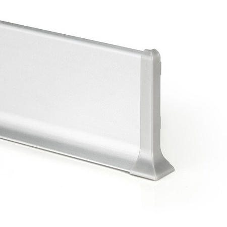 Listwa Przypodłogowa Aluminiowa Cokół Przypodłogowy Aluminiowy 59mm 2m SREBRNY