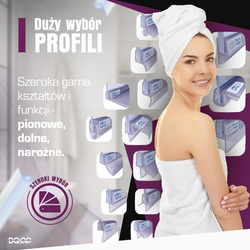 Uszczelka Kabiny Prysznicowej do Kabin Prysznicowych do Szyb 6mm-8mm UK29 0,1m - 2,0m