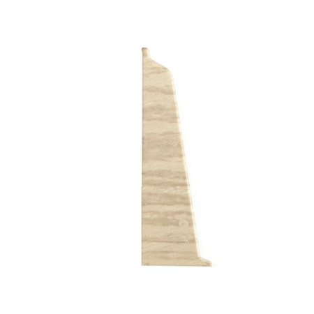 Zakończenie lewe do listwy PCV 70mm DĄB PASTELOWY