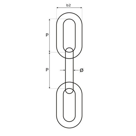 ŁAŃCUCH GOSPODARCZY KRÓTKOOGNIWOWY 6mm