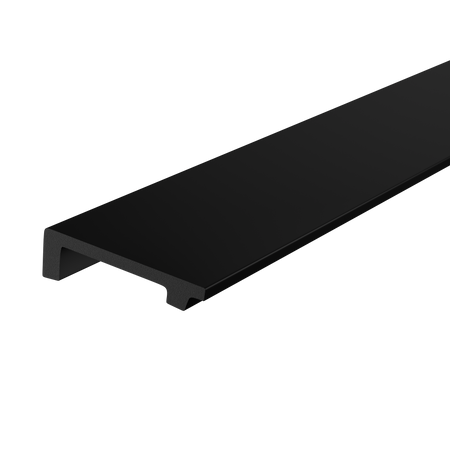 Listwa Karniszowa Maskująca Karnisz 10cm Czarna 2m
