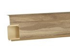Listwa przypodłogowa podłogowa PCV 55mm JESION BIAŁY - PRÓBKA
