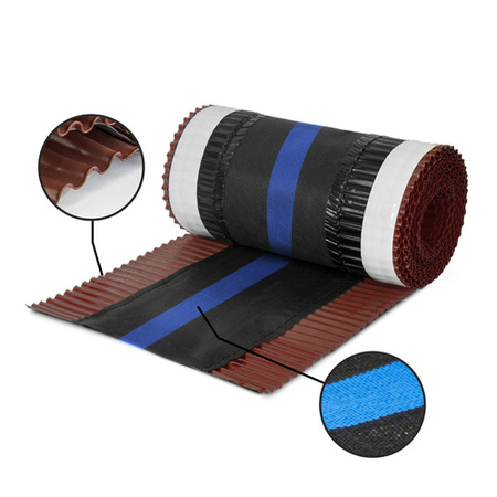 Taśma Aluminiowa KALENICOWA pod Gąsior xRoll 5mb Szerokość 240mm RAL 8012 KASZTAN