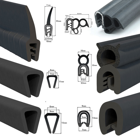 Uszczelka Krawędziowa na Krawędź Rant 6mm S-1087
