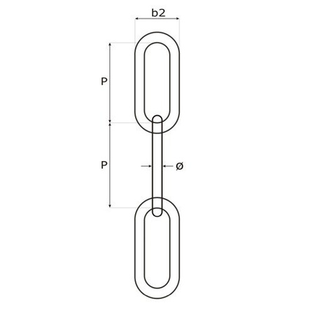 ŁAŃCUCH GOSPODARCZY DŁUGOOGNIWOWY 10mm