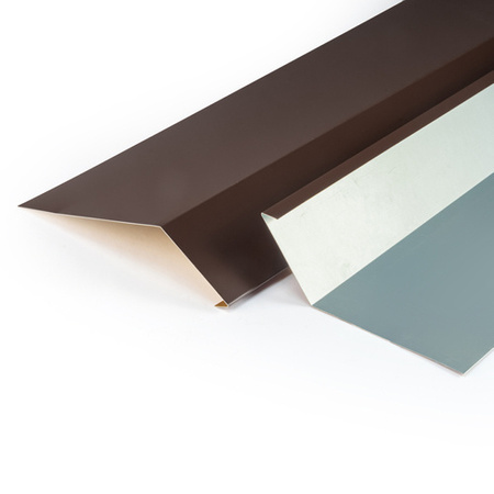 Aluminiowy PAS OKAPOWY Nadrynnowy STANDARD 1mb BRĄZOWY