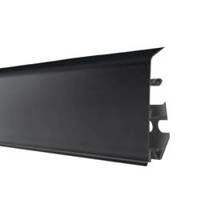 Listwa Przypodłogowa Podłogowa 70mm PCV 2,5m CZARNA + 5 wkrętów GRATIS!