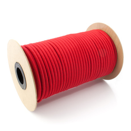 Lina elastyczna 6mm czerwona