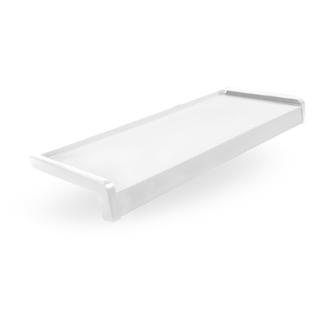 Parapet Zewnętrzny Aluminiowy ALU Biały RAL 9016 Szerokość 17,5cm z Zaślepkami PCV GRATIS